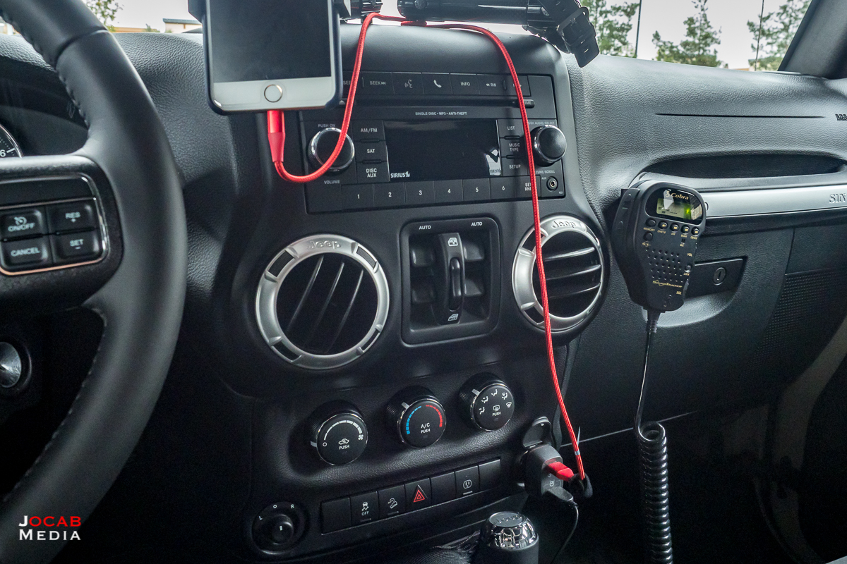 Cobra 75 WX ST and Mopar Jeep Wrangler JK Antenna Kit Install – 